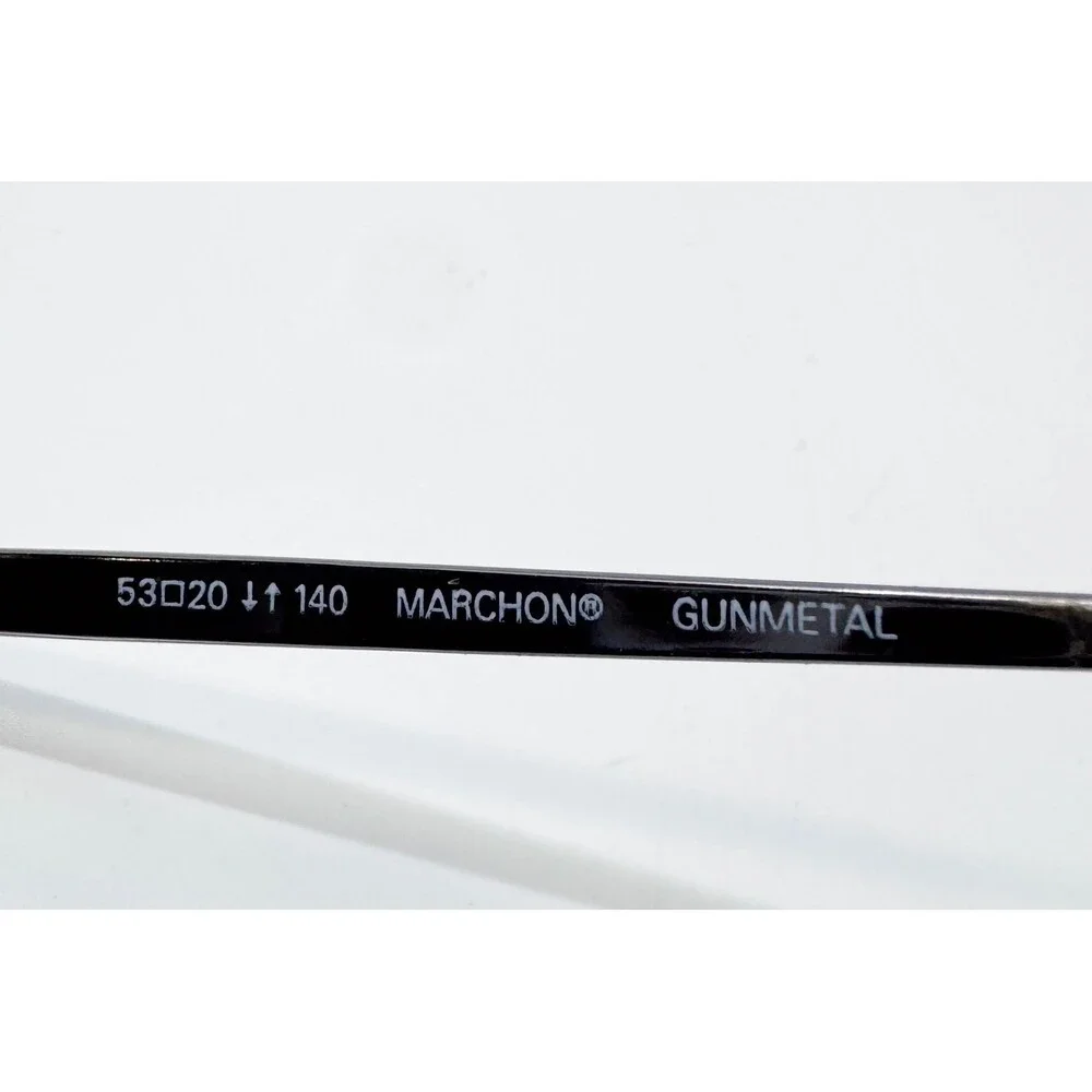 Marchon Autoflex 55 Eyeglasses Mens Gunmetal Flexon Oval Frames 53-20-140